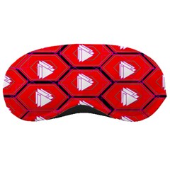 Red Bee Hive Sleeping Masks by Amaryn4rt