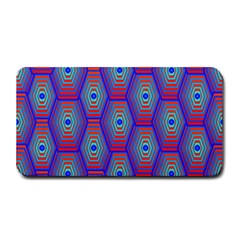 Red Blue Bee Hive Medium Bar Mats by Amaryn4rt