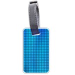 Seamless Blue Tiles Pattern Luggage Tags (One Side)  Front