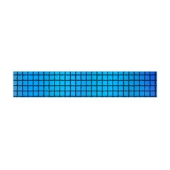 Seamless Blue Tiles Pattern Flano Scarf (mini) by Amaryn4rt