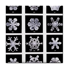 Snowflakes Exemplifies Emergence In A Physical System Face Towel by Amaryn4rt