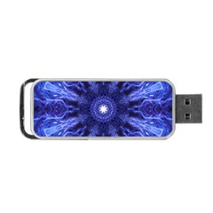 Tech Neon And Glow Backgrounds Psychedelic Art Portable Usb Flash (two Sides) by Amaryn4rt