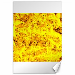Yellow Abstract Background Canvas 24  X 36 