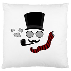 Invisible Man Large Flano Cushion Case (one Side) by Valentinaart