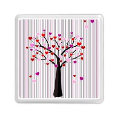 Valentine s Day Tree Memory Card Reader (square)  by Valentinaart