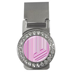 Pink Love Pattern Money Clips (cz)  by Valentinaart