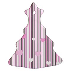 Pink Love Ornament (christmas Tree) 