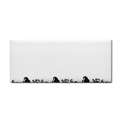 Simple Black And White Design Cosmetic Storage Cases by Valentinaart