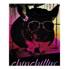 Maggie Chinchillin Version 2 Shower Curtain 60  X 72  (medium)  by tigflea