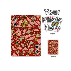 Pizza Pattern Playing Cards 54 (mini)  by Valentinaart