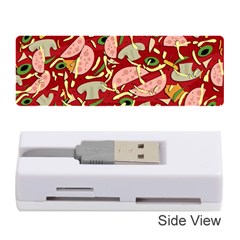 Pizza Pattern Memory Card Reader (stick)  by Valentinaart