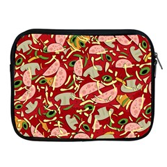 Pizza Pattern Apple Ipad 2/3/4 Zipper Cases by Valentinaart