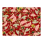 Pizza pattern Double Sided Flano Blanket (Mini)  35 x27  Blanket Back