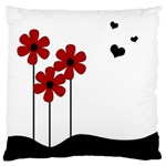 Flowers Standard Flano Cushion Case (One Side) Front