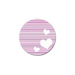 Pink Valentines Day Design Golf Ball Marker by Valentinaart