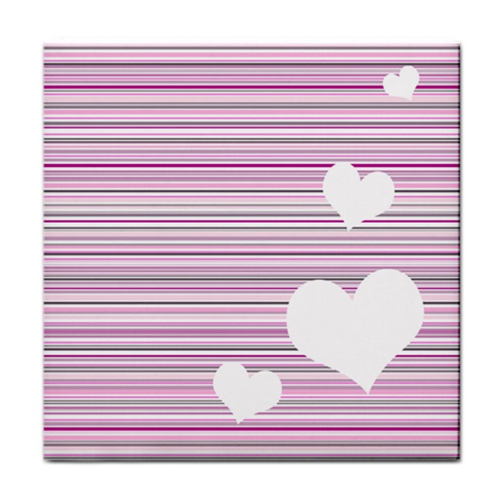 Pink Valentines day design Face Towel