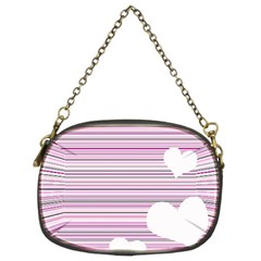 Pink Valentines Day Design Chain Purses (two Sides) 