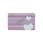 Pink Valentines day design Cosmetic Bag (Small)  Back