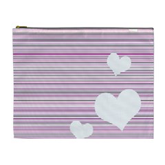 Pink Valentines Day Design Cosmetic Bag (xl)