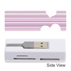 Pink Valentines Day Design Memory Card Reader (stick) 