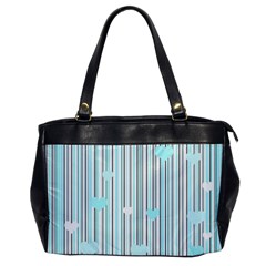 Cyan Love Office Handbags