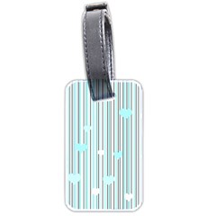 Cyan Love Luggage Tags (two Sides)
