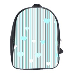 Cyan Love School Bags (xl) 