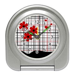 Cute Floral Desing Travel Alarm Clocks