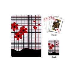 Cute Floral Desing Playing Cards (mini) 