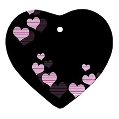 Pink Harts Design Ornament (heart)