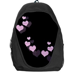 Pink Harts Design Backpack Bag