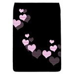 Pink harts design Flap Covers (L)  Front