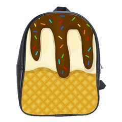 Ice Cream Zoom School Bags (xl)  by Valentinaart