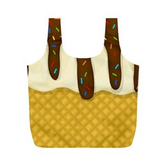 Ice Cream Zoom Full Print Recycle Bags (m) 