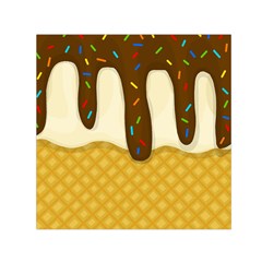 Ice Cream Zoom Small Satin Scarf (square)