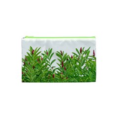 Tropical Floral Print Cosmetic Bag (xs)