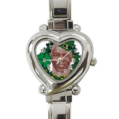 Kith Me I m Irith, Mike Tyson St Patrick s Day Design Heart Italian Charm Watch by twistedimagetees