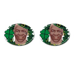 Kith Me I m Irith, Mike Tyson St Patrick s Day Design Cufflinks (oval)