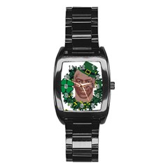Kith Me I m Irith, Mike Tyson St Patrick s Day Design Stainless Steel Barrel Watch by twistedimagetees