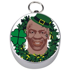 Kith Me I m Irith, Mike Tyson St Patrick s Day Design Silver Compasses