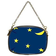 Star Moon Blue Sky Chain Purses (One Side) 