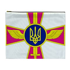 Emblem Of The Ukrainian Air Force Cosmetic Bag (xl) by abbeyz71