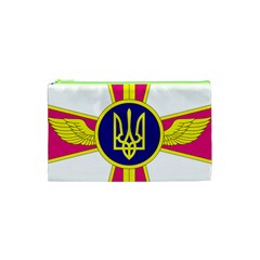 Emblem Of The Ukrainian Air Force Cosmetic Bag (xs) by abbeyz71