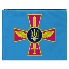 Ensign Of The Ukrainian Air Force Cosmetic Bag (xxxl)  by abbeyz71