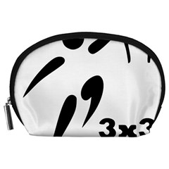 3 On 3 Basketball Pictogram Accessory Pouches (large)  by abbeyz71