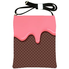 Ice Cream Shoulder Sling Bags by Brittlevirginclothing