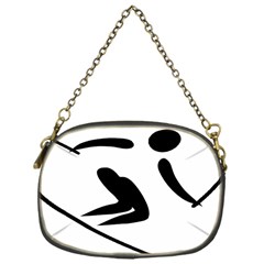 Alpine Skiing Pictogram  Chain Purses (one Side)  by abbeyz71