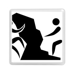 Mountaineering-climbing Pictogram  Memory Card Reader (square)  by abbeyz71