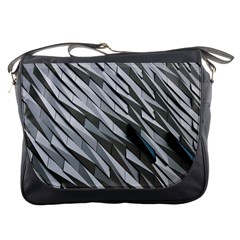 Abstract Background Geometry Block Messenger Bags