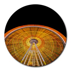 Abstract Blur Bright Circular Round Mousepads